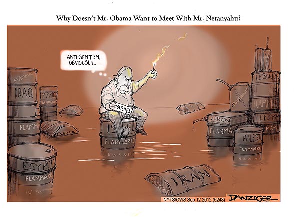 anti  obama political cartoons